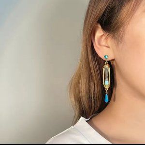 Vanitas Anime Earrings Stud and Ear clip, Hourglass Earrings, Cosplay Costume